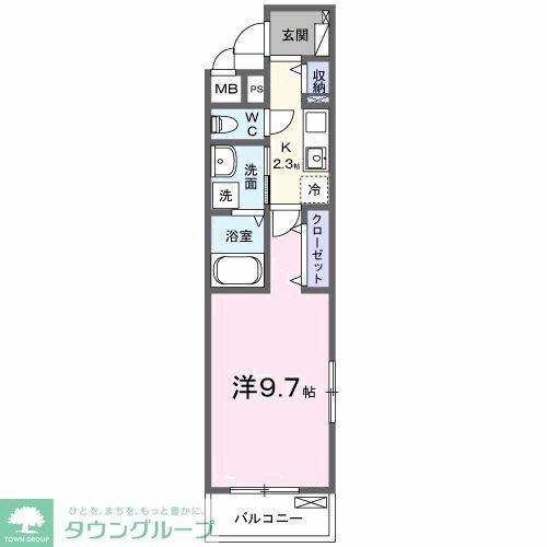 アーバンコート エフの間取り写真