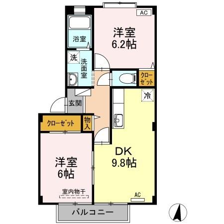 フォブール十三軒屋の間取り写真