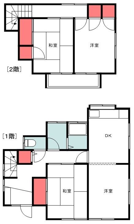 伊勢原市沼目戸建ての間取り写真
