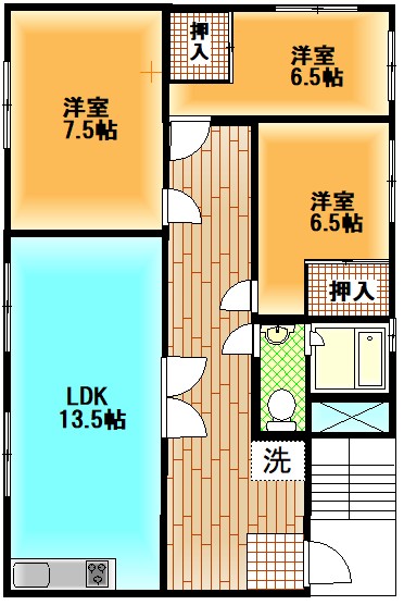 親廣マンションの間取り