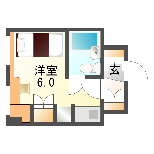 北海道札幌市中央区大通西１７（マンション）の賃貸物件の間取り