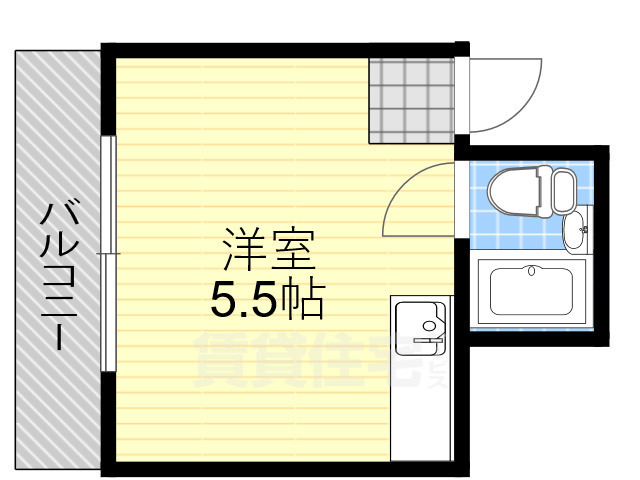 淡路メゾンフラワーの間取り