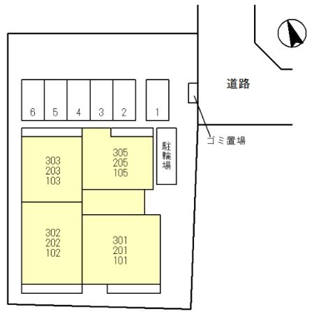 【D-Place阿保の駐車場】