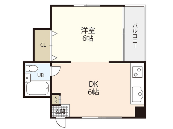 広島市中区舟入中町のマンションの間取り