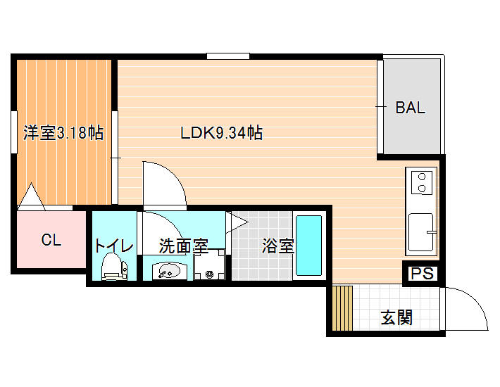 Ｆ+style藤井寺・林6丁目の間取り