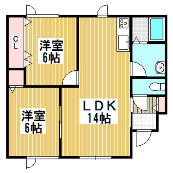 【ホワイトステージIIの間取り】