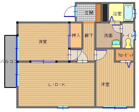 フレグランスヒルズの間取り