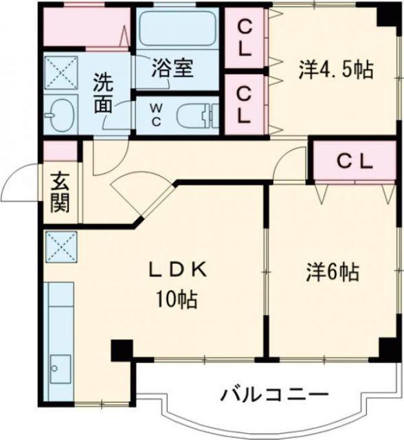 沖ノ原マンションの間取り