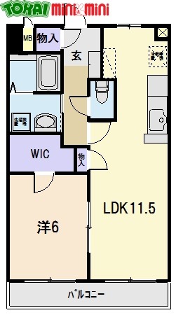 リジョイスの間取り