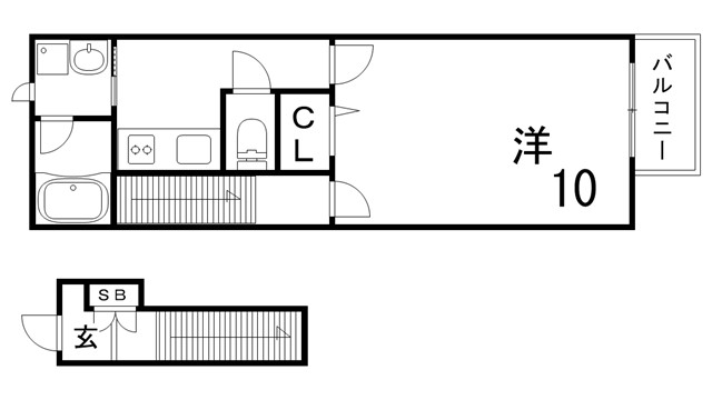 ラフィーネ神戸NorthWingの間取り