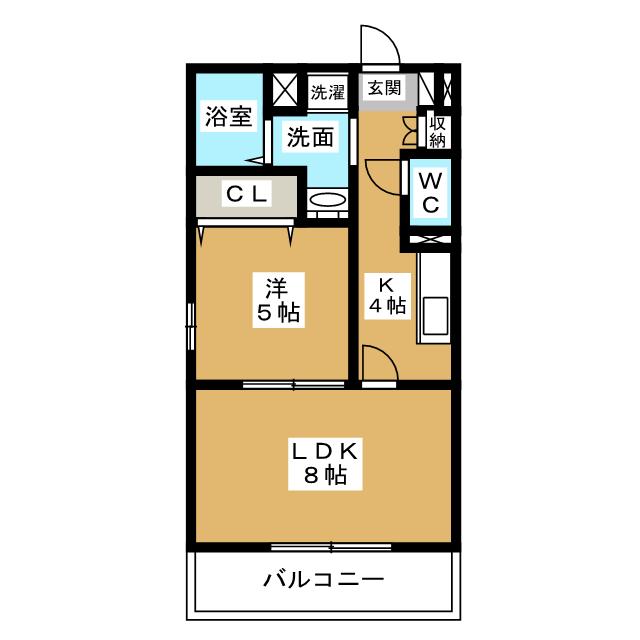 Ｓｋｙｐｉａ　江向の間取り