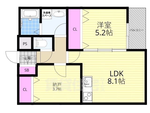 アート瑞光駅前の間取り