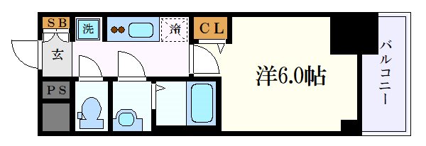 【プレサンス名古屋幅下ファビュラスの間取り】