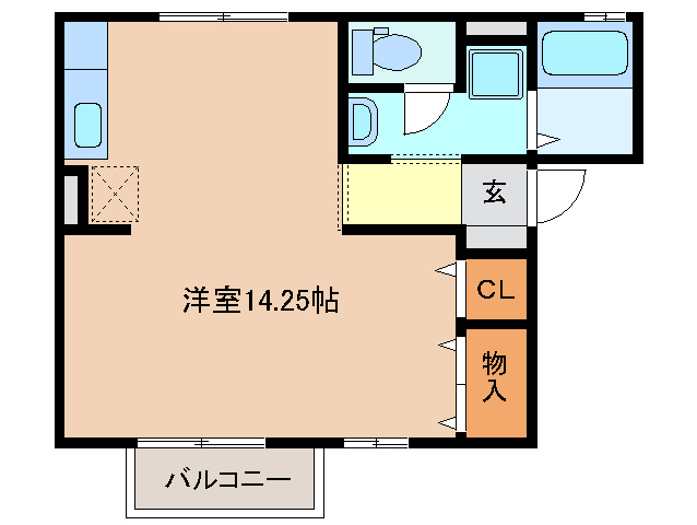 三重郡川越町大字豊田のアパートの間取り