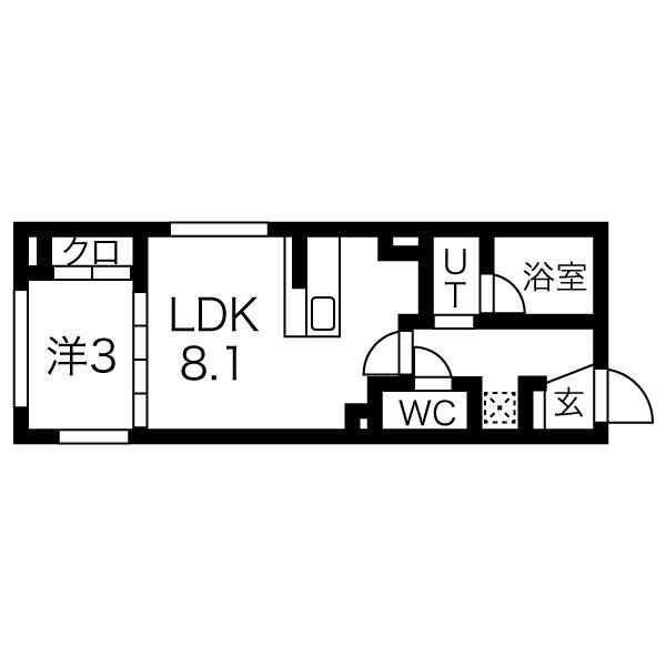 REFISIA太閤通の間取り