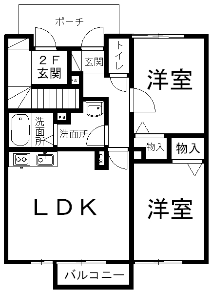 ハウスコナンの間取り