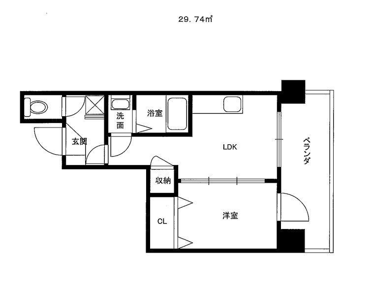 【フウキレジデンスの間取り】