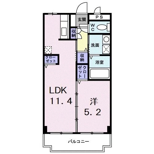 ヌウボーＴＫの間取り