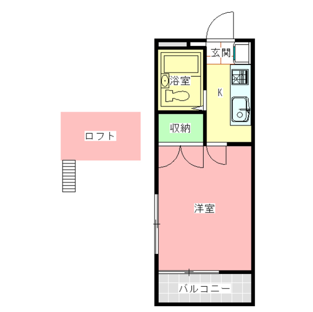 佐川ハイツＢ棟の間取り