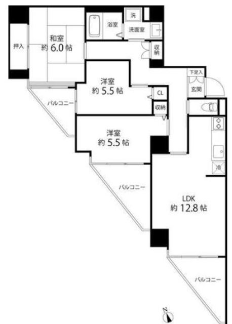 Ts garden東陽町の間取り