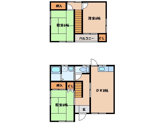 【岩岡住宅の間取り】