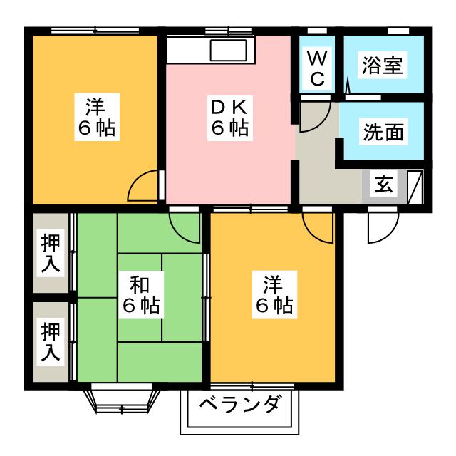 ヴィラシャンティの間取り