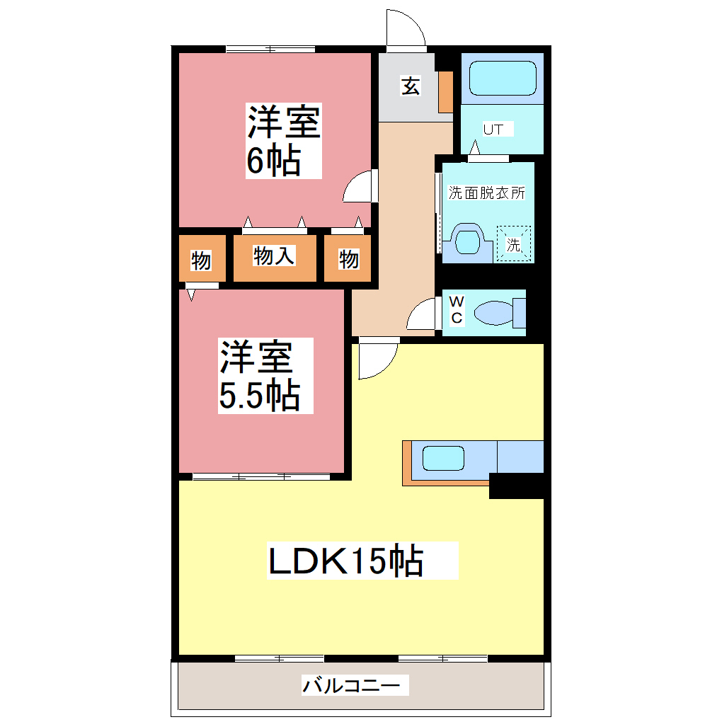 クリエストタウン江端の間取り