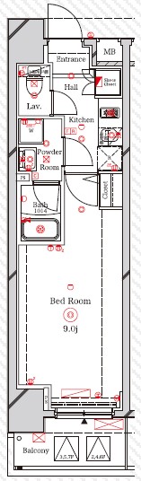 ラフィスタ三ノ輪の間取り