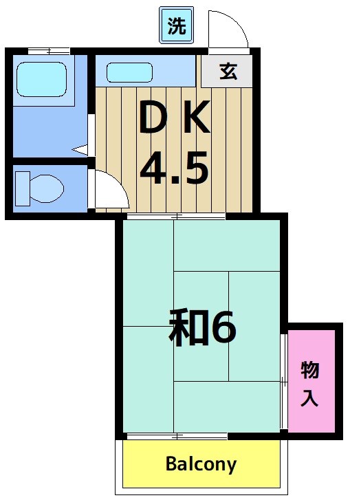 【原田コーポの間取り】