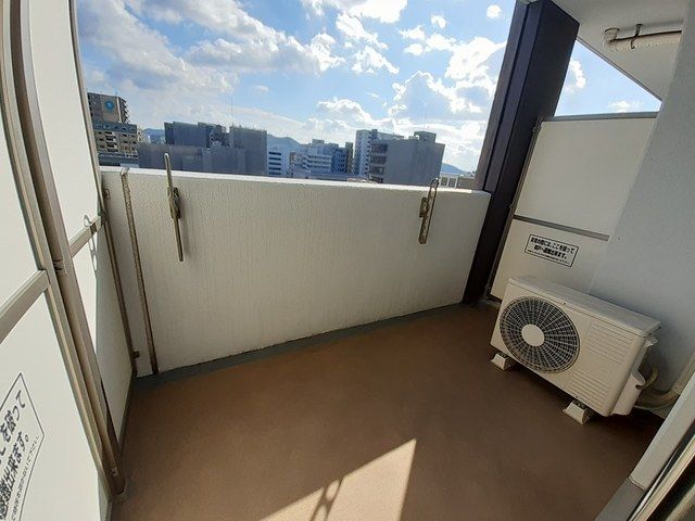 【姫路市安田のマンションのバルコニー】