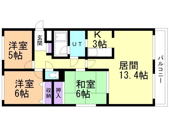 ＭＡＣ羊ケ丘コートの間取り