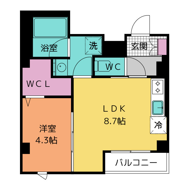 ビューノ金山の間取り