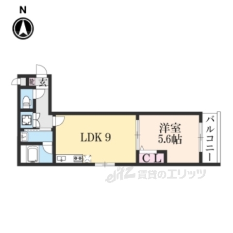 サクシード丹波橋西の間取り