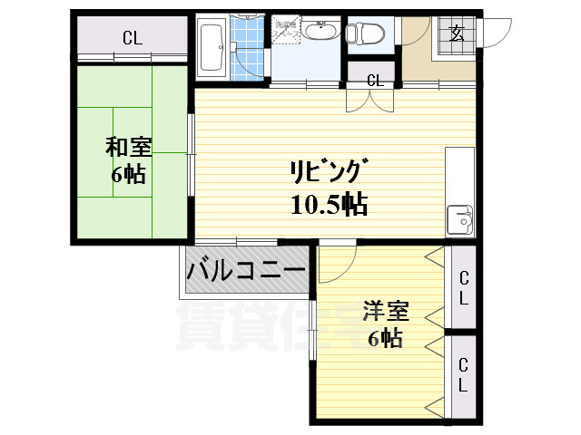 メゾンクレールの間取り