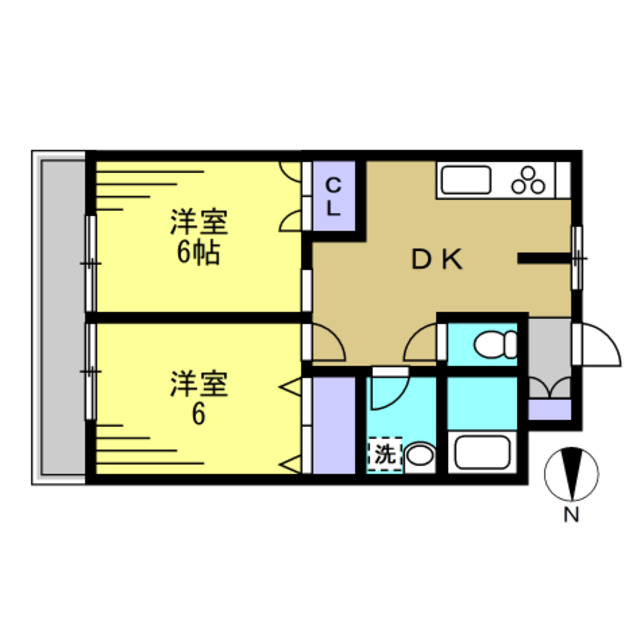 練馬区大泉学園町のマンションの間取り