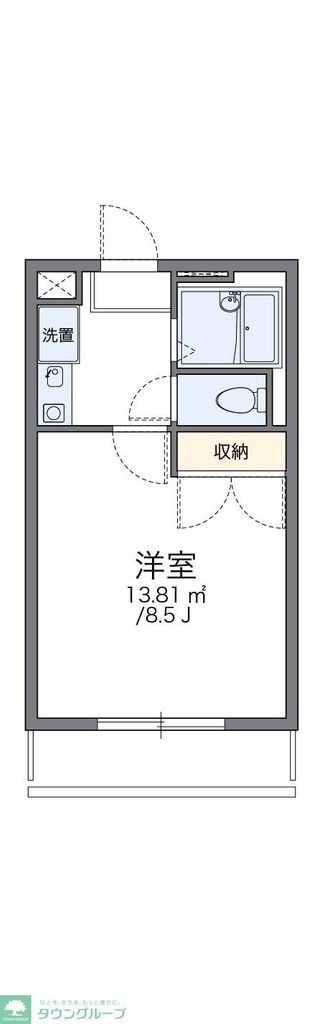 レオパレスＭＭＤIIの間取り