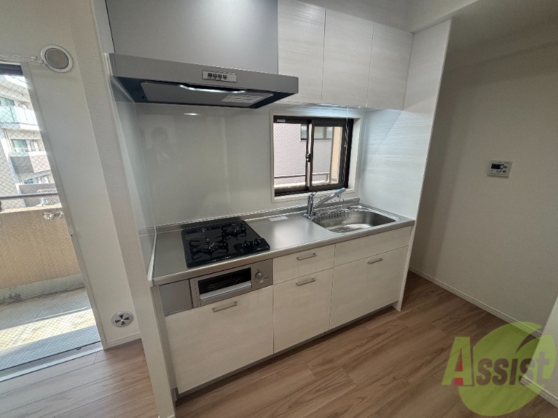 キッチン　２口ガスコンロ付き