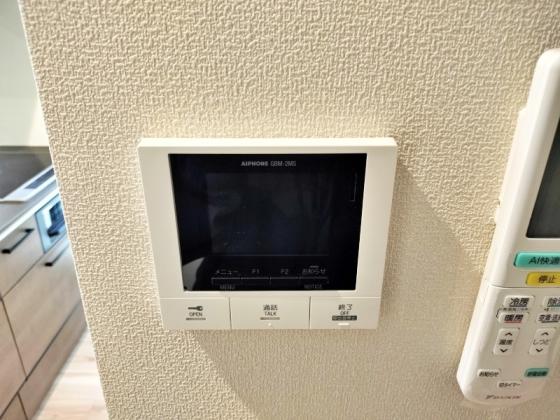 セキュリティ　モニターホンで来客時も安心♪