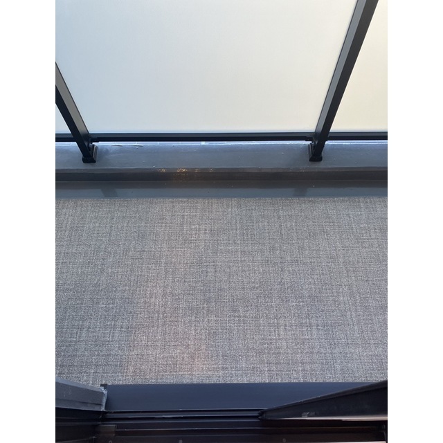 バルコニー　外からの目が気にならないバルコニーで洗濯物が干せます