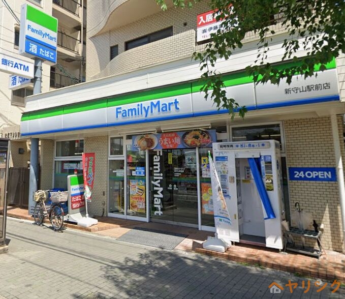 コンビニ　ファミリーマート新守山駅前店（コンビニ）まで393m