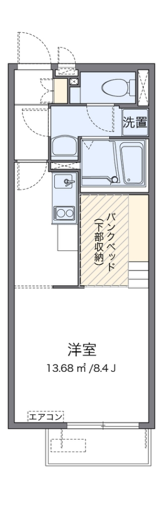 地下鉄桜通線 鳴子北駅 徒歩17分 2階建 築10年の間取り写真
