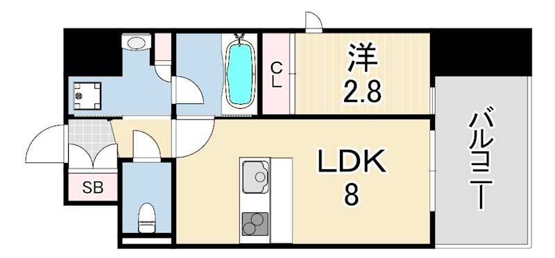 LIVECASA神戸元町の間取り写真