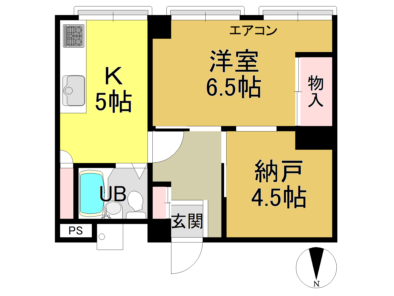 シャンポール今里の間取り