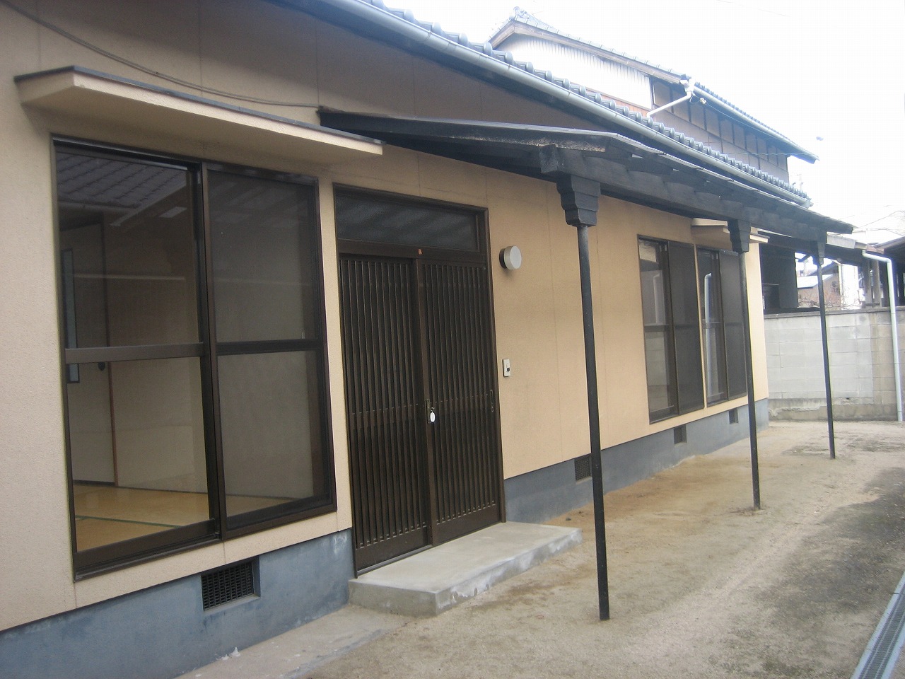 建物外観　平屋の住宅です