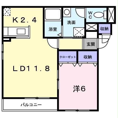 ジェルメ大手町2号棟の間取り