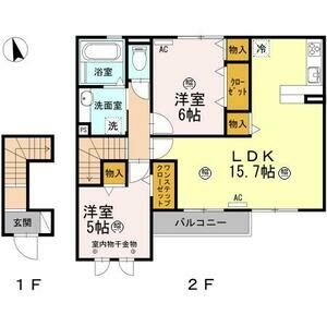 エトワール那加の間取り