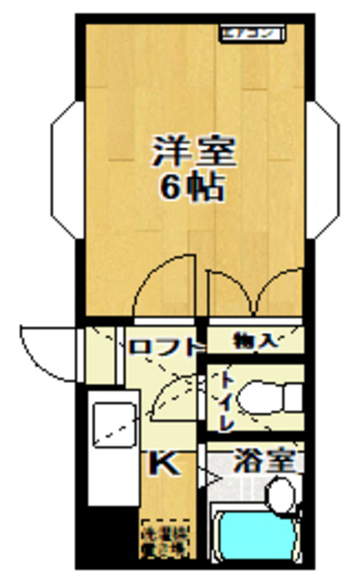 パルーム開成　Ｂ棟の間取り