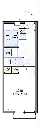 レオパレスクラインガルテンの間取り