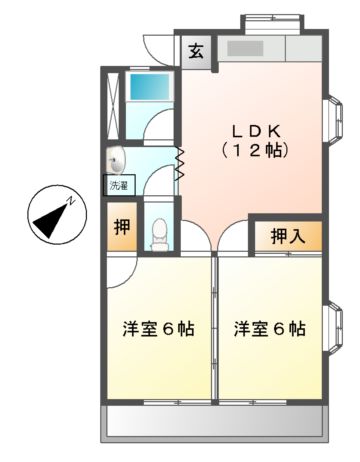 COMSTAGEの間取り