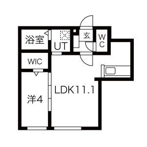 patio豊平公園の間取り